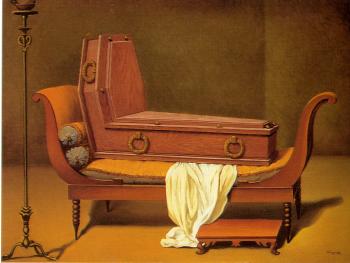 Rene Magritte : perspective david's madame recamier II